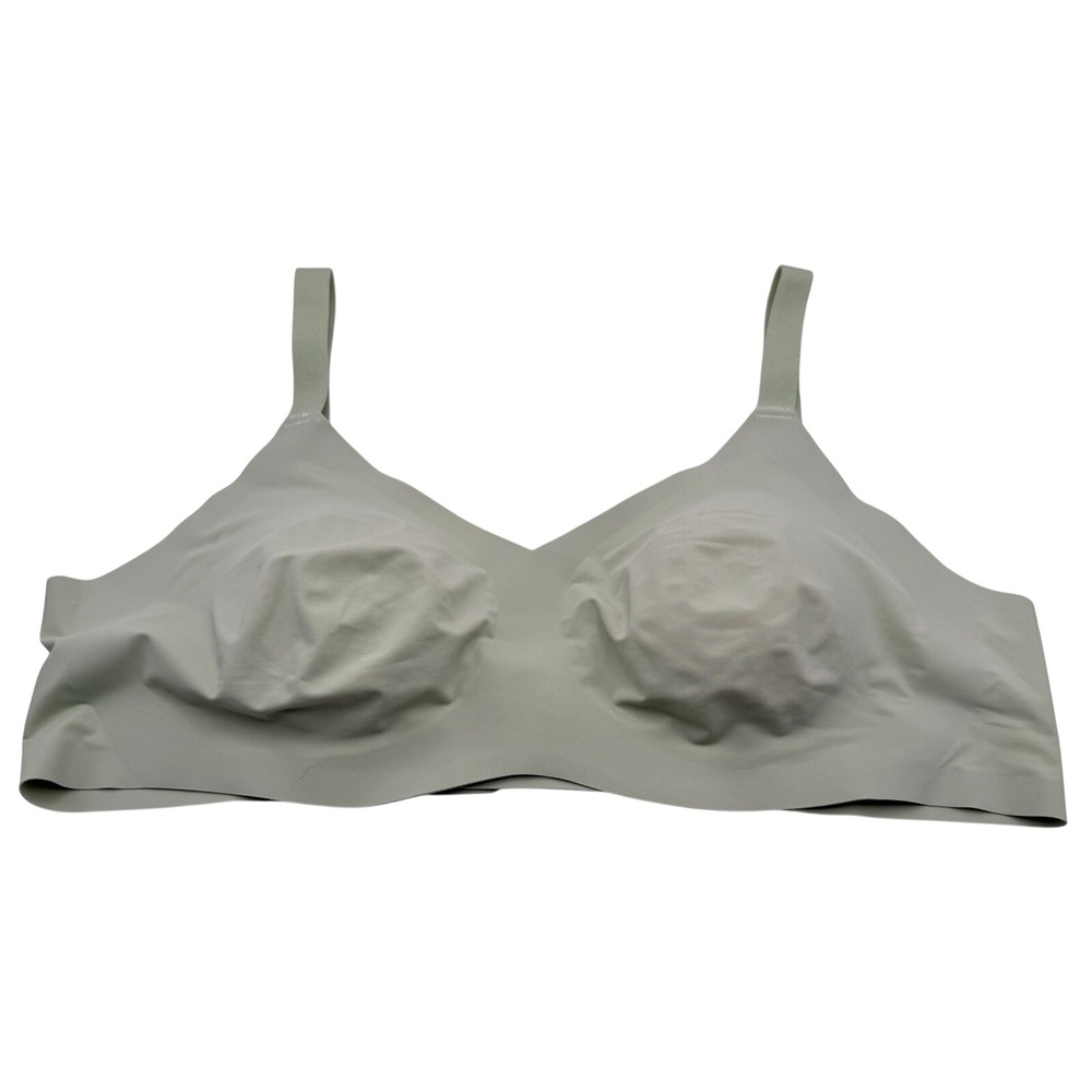 KNIX Wing Woman Contour Bra Sage Green Wireless Sz 5 (40C/36D/38D/38C) Seamless